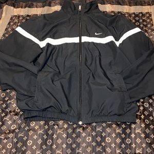Nike Windbreaker Black and White Stripe